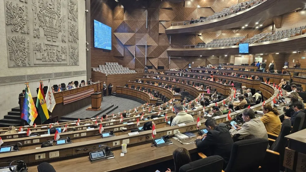La sesión comenzó en horas de la mañana. Foto: Vicepresidencia