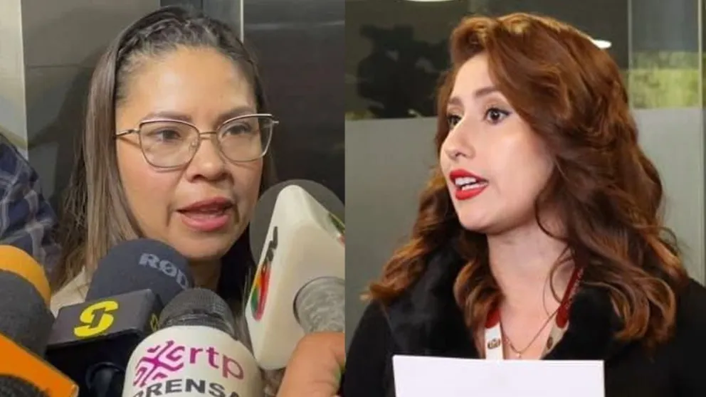 La diputada Romero y su colega, Sofía Rocha. Foto: Composición