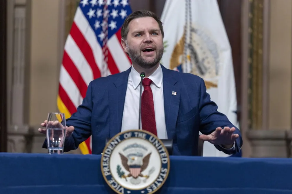 Fotografía de archivo del vicepresidente de Estados Unidos, J.D. Vance. Foto: EFE