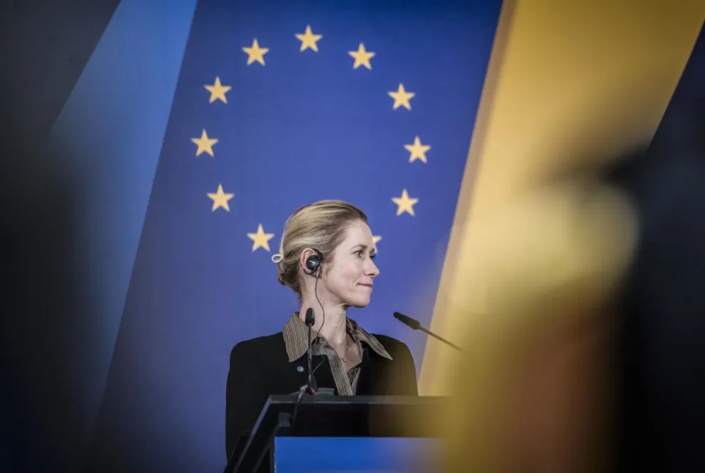 La alta representante de Exteriores de la Unión Europea (UE), Kaja Kallas. Foto: EFE 