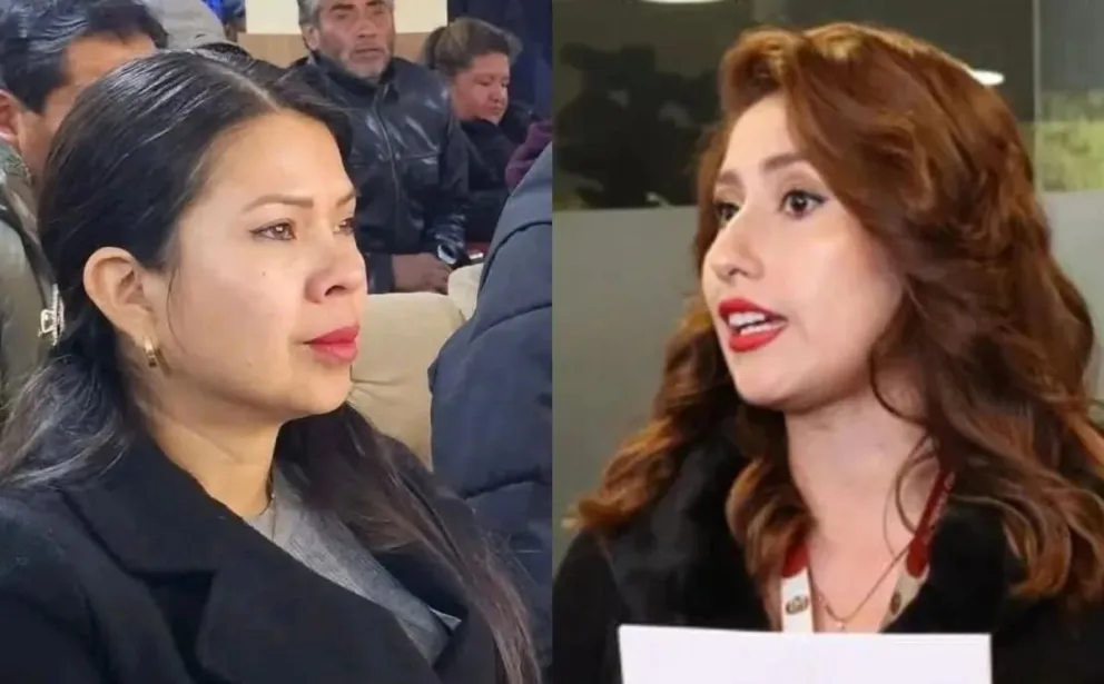 Las diputadas Diana Romero y Sofia Rocha. Foto: RRSS