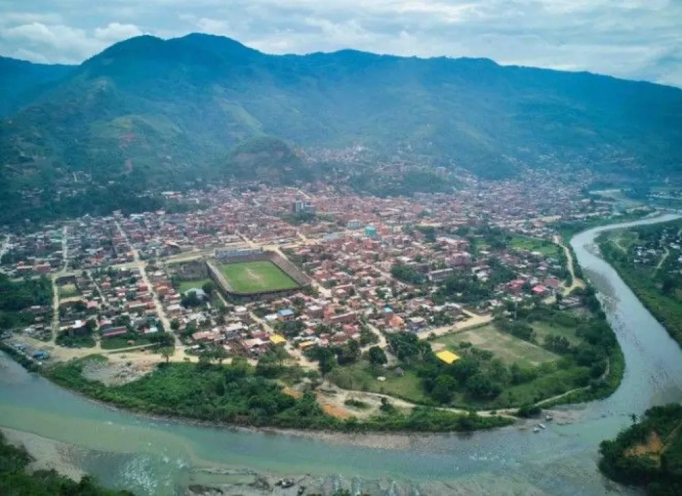 Panorámica de una sección del municipio de Caranavi. Foto: Portal GAMC