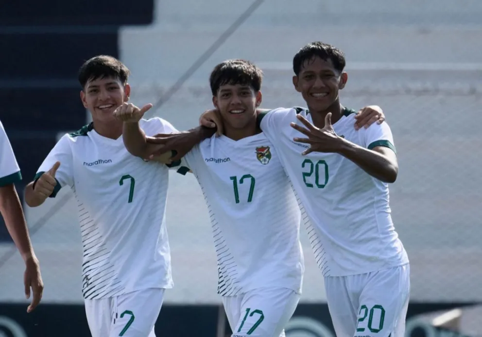 La Selección juvenil en un torneo pasado. Foto: FBF.