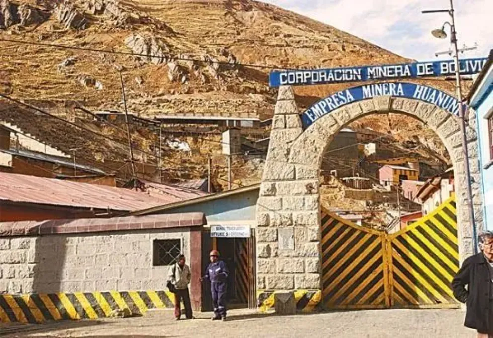 La empresa minera de Huauni. Foto: ANF 