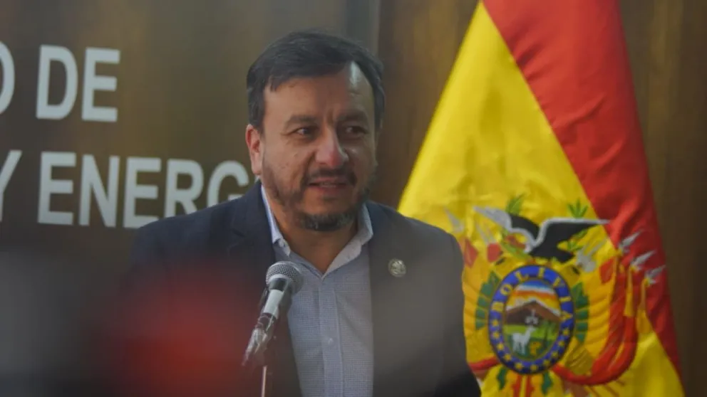 El ministro de Hidrocarburos, Mauricio Medinaceli. Foto: APG 