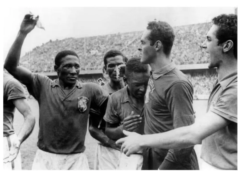 Pelé llora como un niño luego de ganar el Mundial de 1958. Foto: FIFA