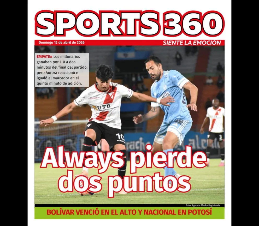 En un partido trabado, Aurora y Always empataron 1-1 en el Valle. Foto: APG