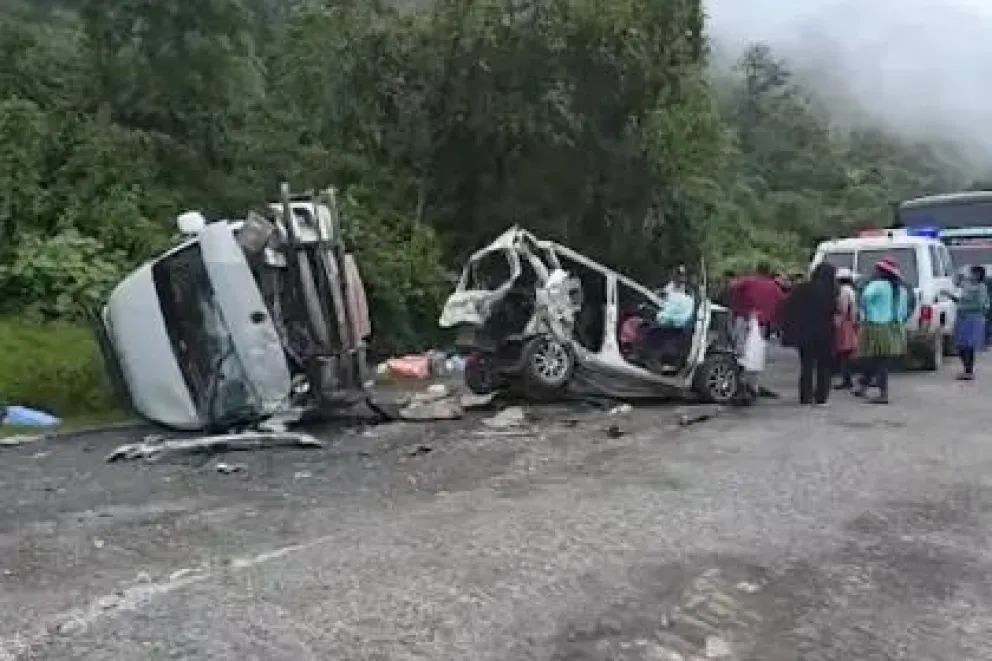 El accidente ocurrió en la carretera neuva Cochabamba-Santa Cruz. Foto: Unitel