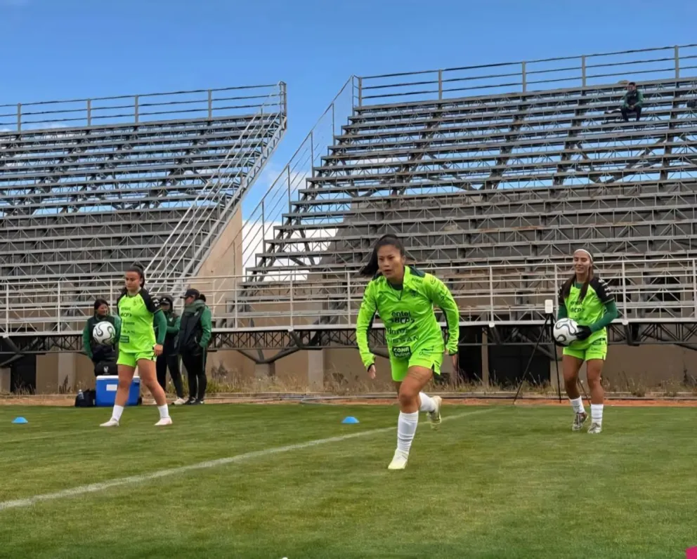 El equipo nacional durante su entrenamiento. Foto: FBF.