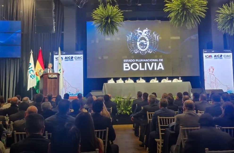 El ministro de Economía, José Gabriel Espinoza, en Cochabamba. Foto: Economía 