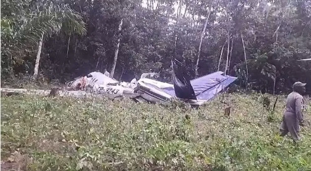 La aeronave Cessna Citation, con matrícula CP-3243. Foto: Captura de pantalla