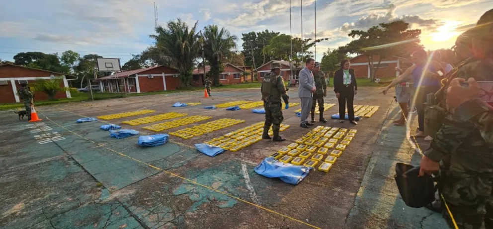 Los operativos fueron realizados el domingo. Foto: Viceministerio de Defensa Social y Sustancias Controladas