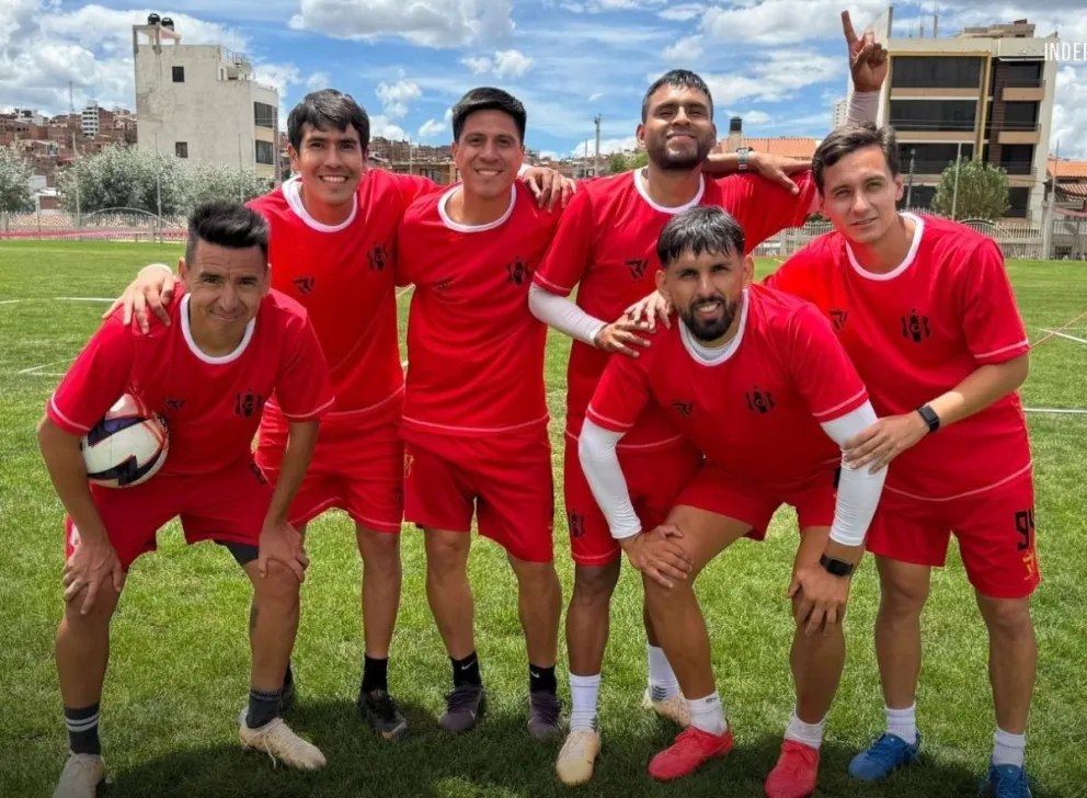 Jugadores de Independiente que esta noche visitan al Caracas FC. Foto: CI