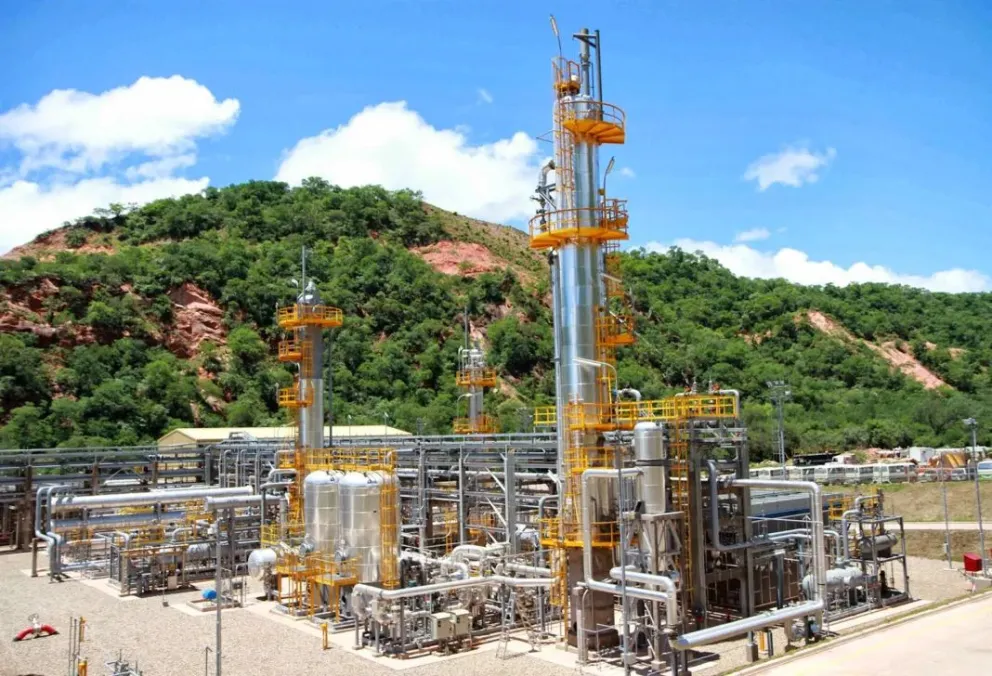 Un pozo gasífero en Tarija. Foto: YPFB