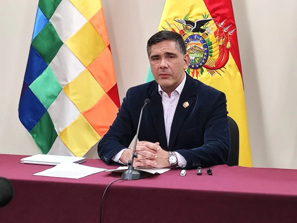 El ministro de Desarrollo Productivo, Rural y Agua, Óscar Mario Justiniano. Foto: Paulo Lizárraga A.