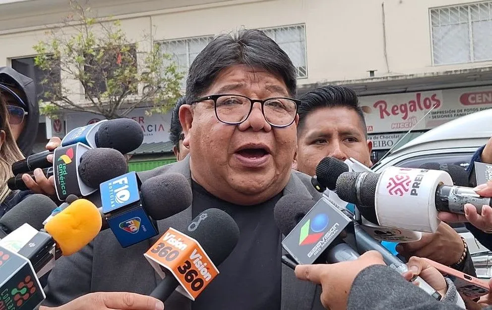 Edson Valdez, dirigente de los choferes. Foto: Visión 360 