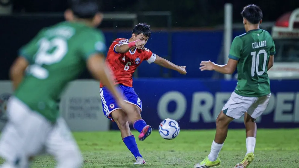 Incidencia del partido que Chile le ganó a Bolivia por el Sudamericano Sub-17. Crédito: Selección chilena