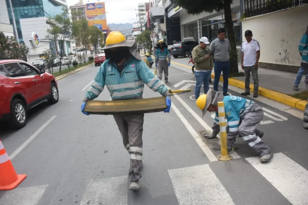 La ciclovía será trasladada de la 21 de Calacoto a la zona de Achumani. Foto: AMUN
