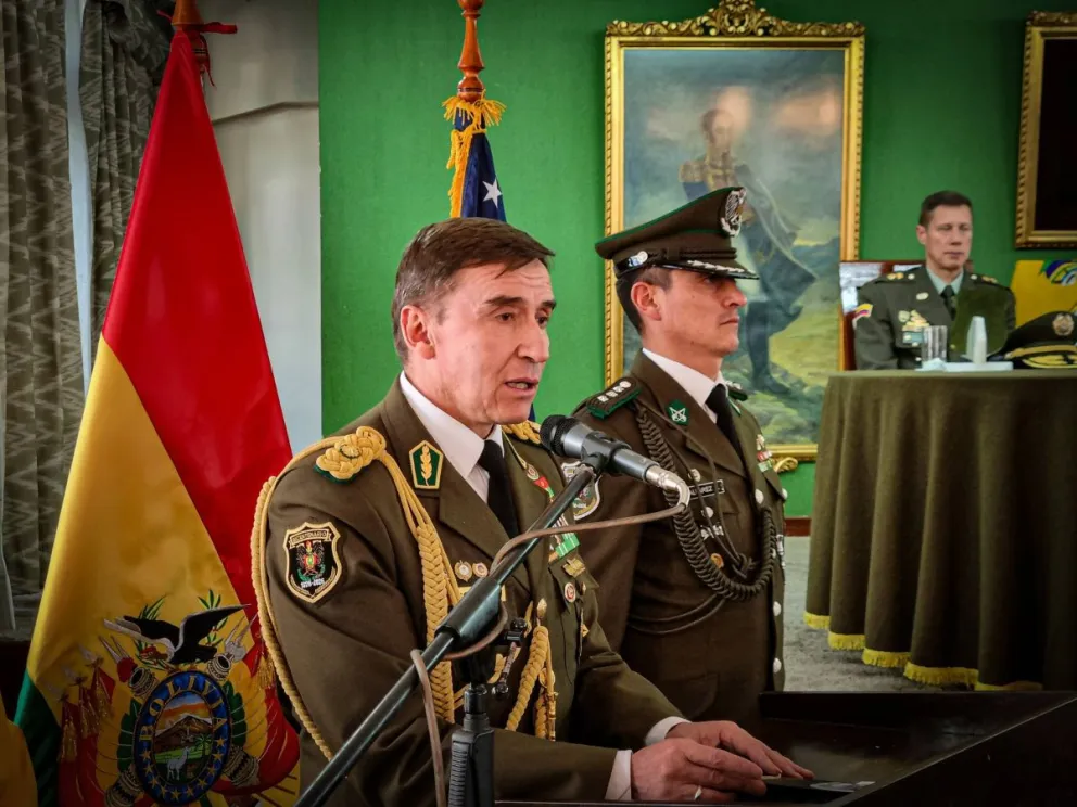 El comandante de la Policía, general Mirko Sokol, en un acto anterior}. Foto: Policía 