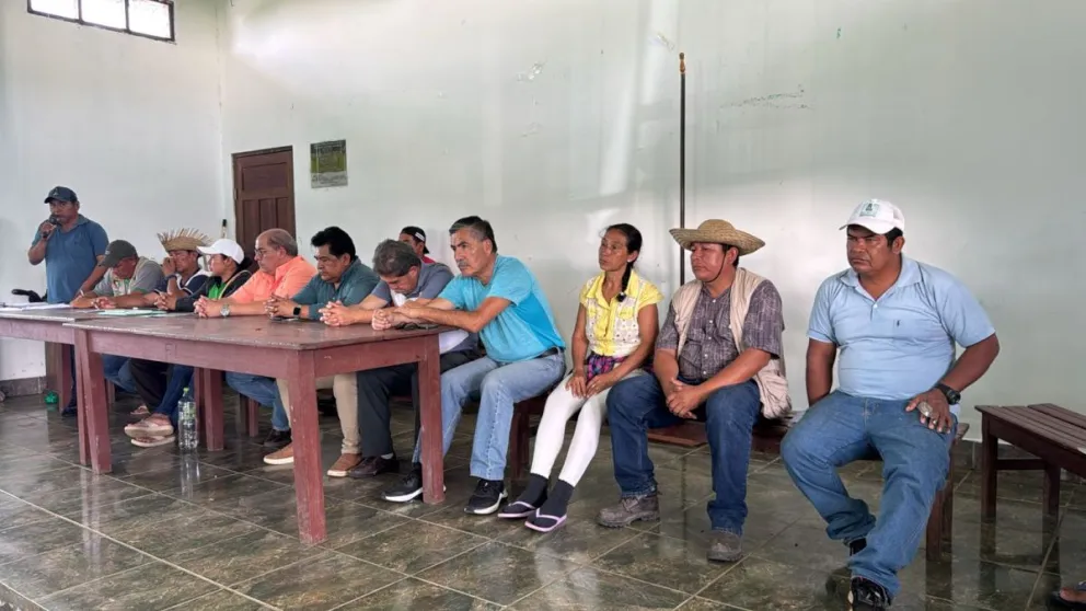 El diálogo del Gobierno con la marcha indígena campesina no prosperó, los movilizados continuarán su caminata exigiendo la abrogación de la Ley 1720. Foto ABI
