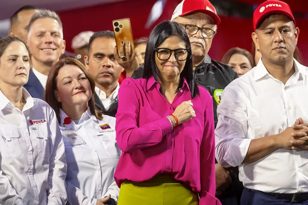 Delcy Rodríguez, presidenta encargada de Venezuela. Foto: EFE 