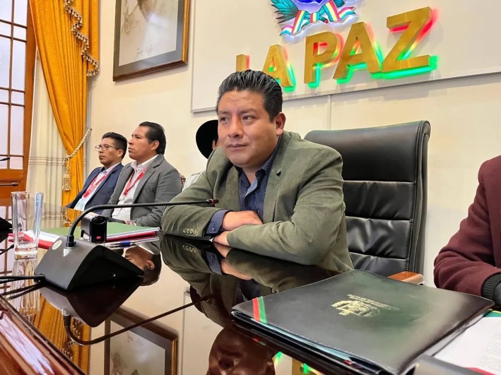 Santos Quispe, gobernador saliente. Foto: Gobernación de La Paz 