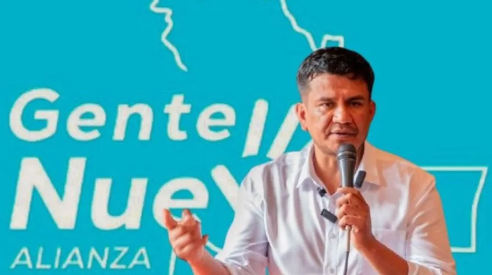El candidato de la Alianza Gente Nueva, Luis Ayllón. Foto: Correo del Sur