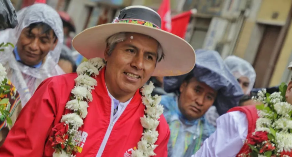 El electo gobernador de Oruro, Edgar Sánchez. Foto:ABI