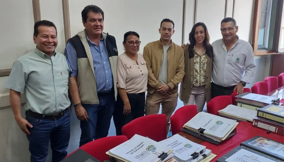 La Gobernadora electa de Tarija, María René Soruco inició el proceso de transición. Foto: Prensa Soruco