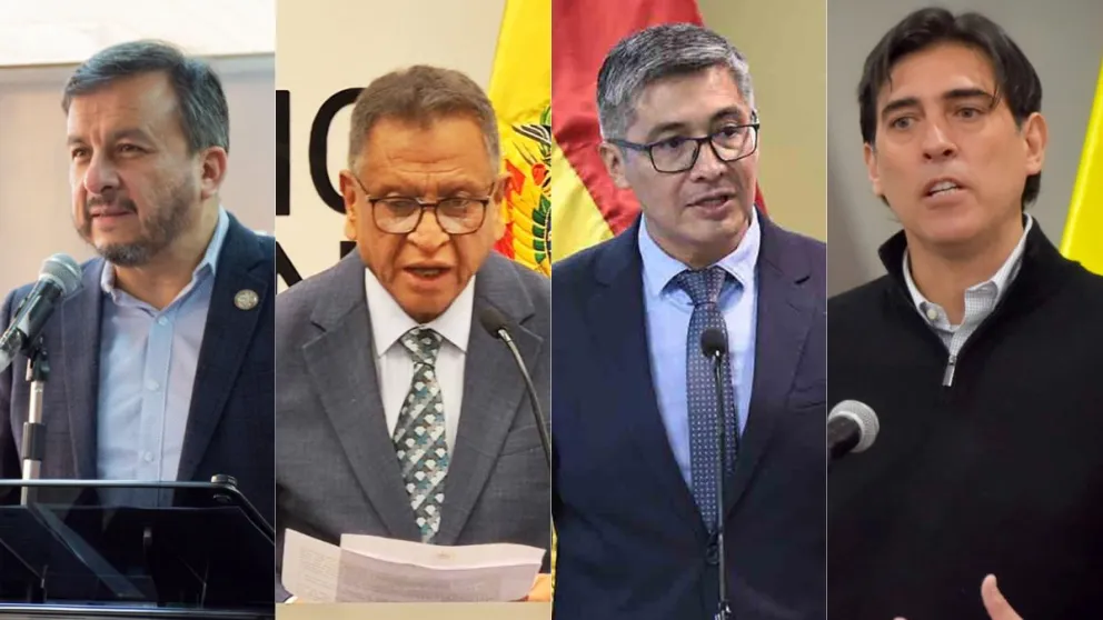 Medinaceli, Oviedo: Espinoza y Zamora, los ministros en el ojo de la tormenta por los últimos hechos en el país. Foto: Composición