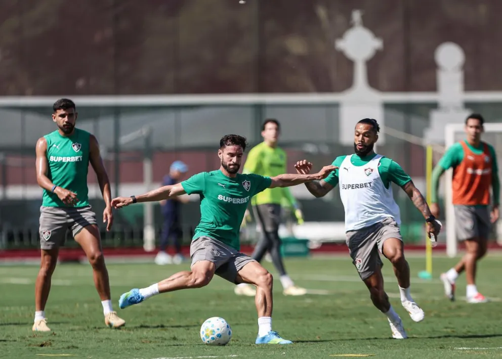 Una práctica del equipo brasileño que llega la siguiente semana a La Paz. Foto: CF