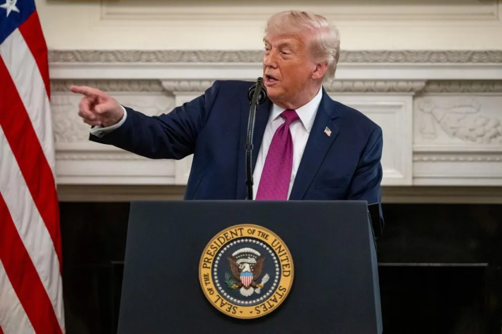 El presidente de EE.UU., Donald Trump. Foto: EFE