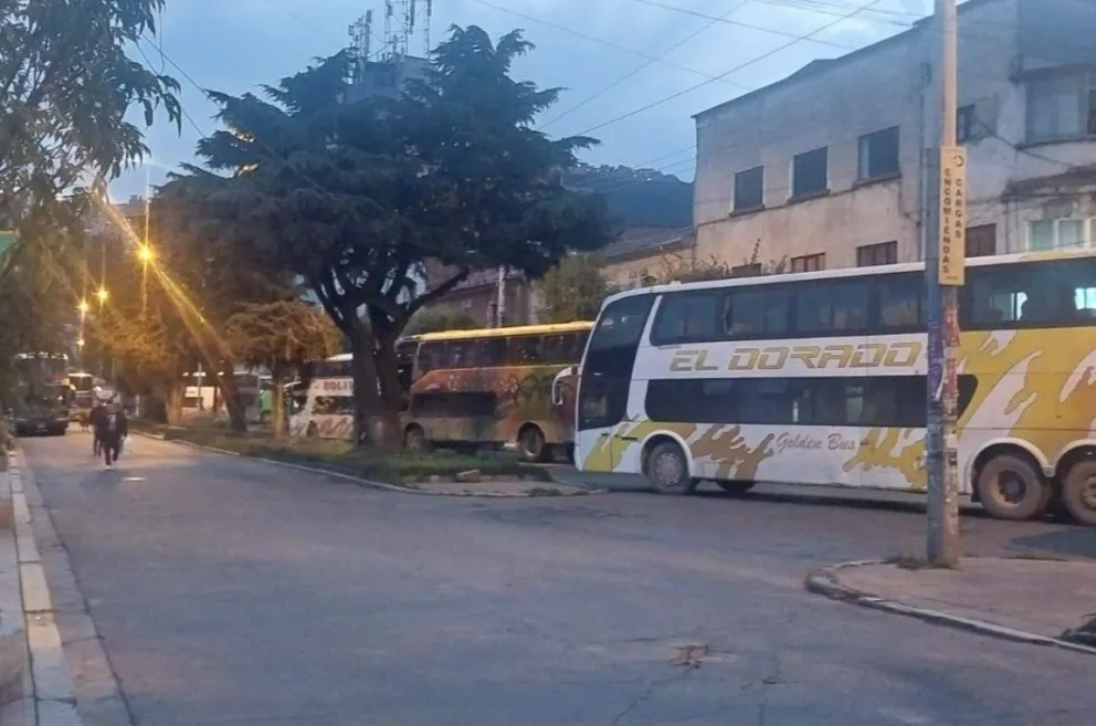 El bloqueo se reportó sobre la avenida Perú y Uruguay. Foto: AMUN