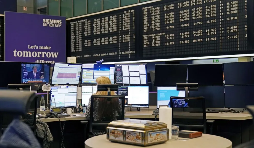 La Bolsa de Fráncfort. Foto: EFE