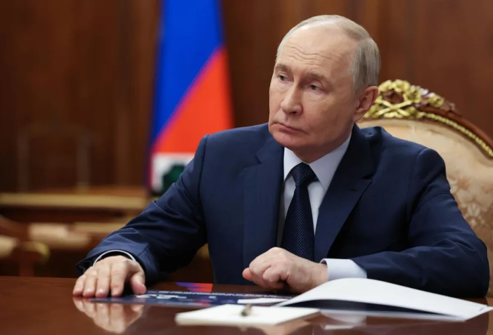 El presidente ruso Vladímir Putin en el Kremlin de Moscú, Rusia, el 14 de abril de 2026. Foto: EFE