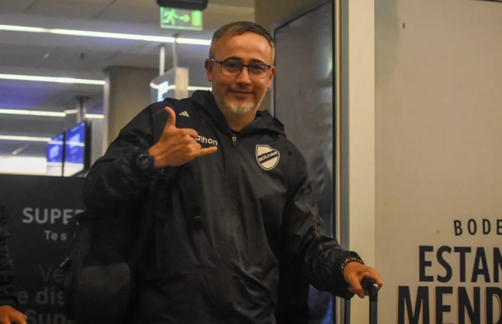 Flavio Robatto en uno de los viajes con la institución. Foto: Club Bolívar