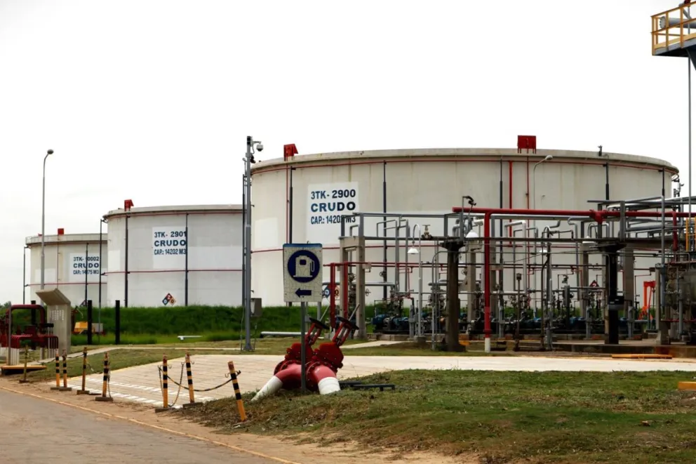 Instalaciones de Yacimientos Petrolíferos Fiscales Bolivianos (YPFB). Foto: YPFB