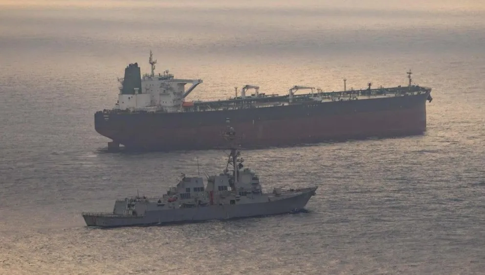 Destructor de misiles guiados USS Rafael Peralta (DDG 115). Foto: EFE/ CENTCOM