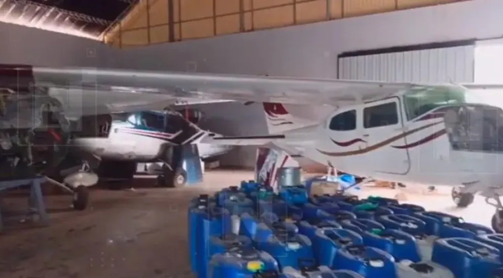 Instalaciones del Aeródromo Coloradillo, en el municipio de Warnes, en Santa Cruz. Foto: Re Uno