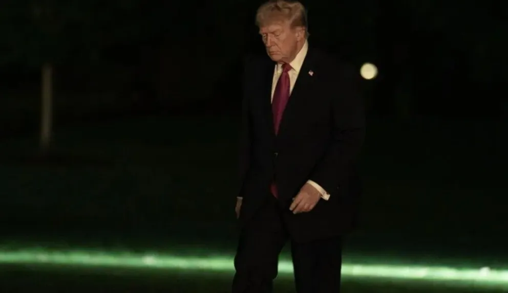 Fotografía de archivo del presidente de Estados Unidos, Donald Trump, en la Casa Blanca, en Washington. Foto: EFE