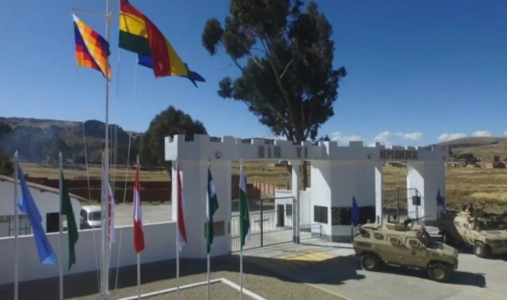 Batallón "Independencia" en Chúa. Foto: Erbol