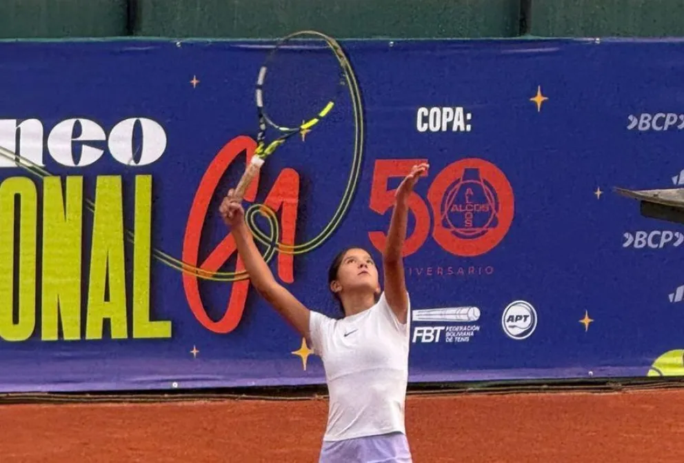 Alexandra Gómez es finalista de damas Sub-14. Foto: FBT.