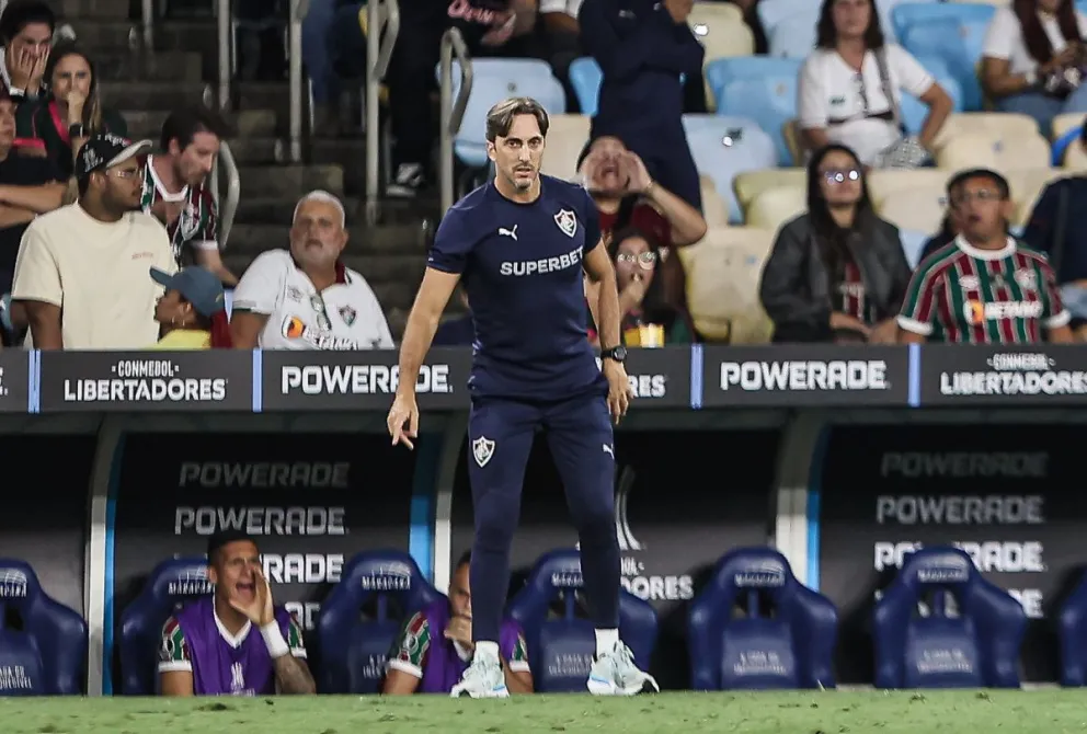 Luis Zubeldía, entrenador del conjunto de Fluminense. Foto: CF
