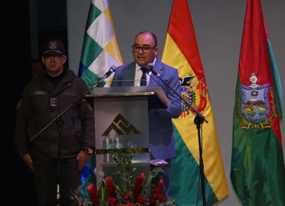 Ávila, durante su discurso de este martes. Foto: APG 