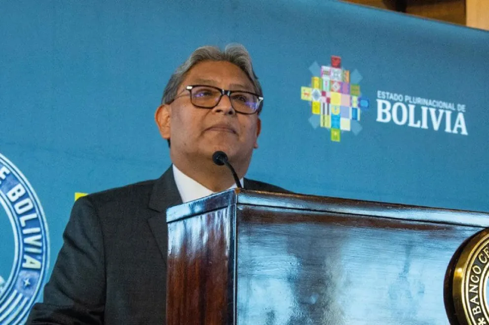 Edwin Rojas, expresidente del Banco Central de Bolivia. Foto ABI
