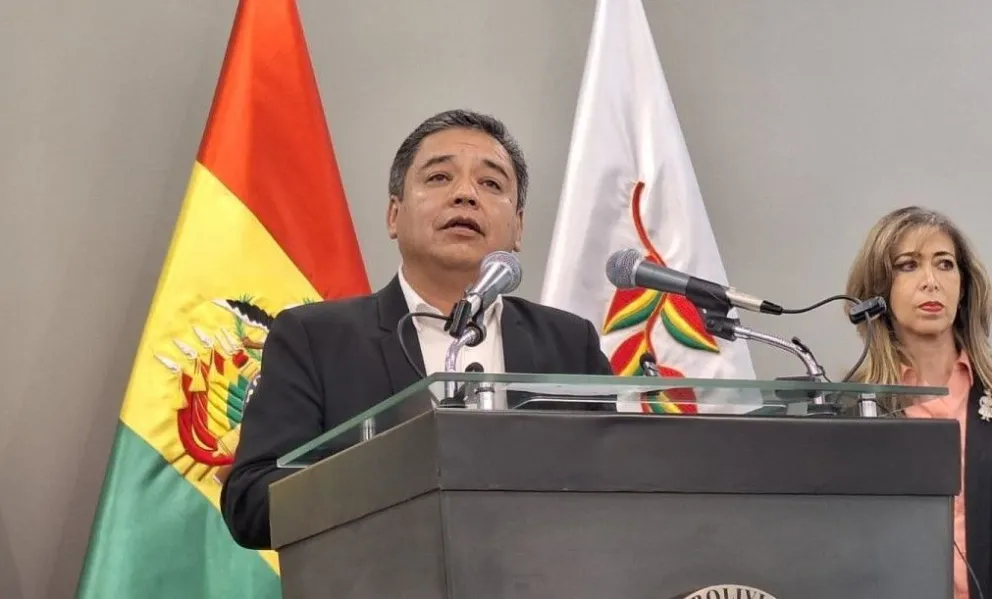 El vocero presidencial José Luis Gálvez en Casa Grande del Pueblo. Foto: Visión 360