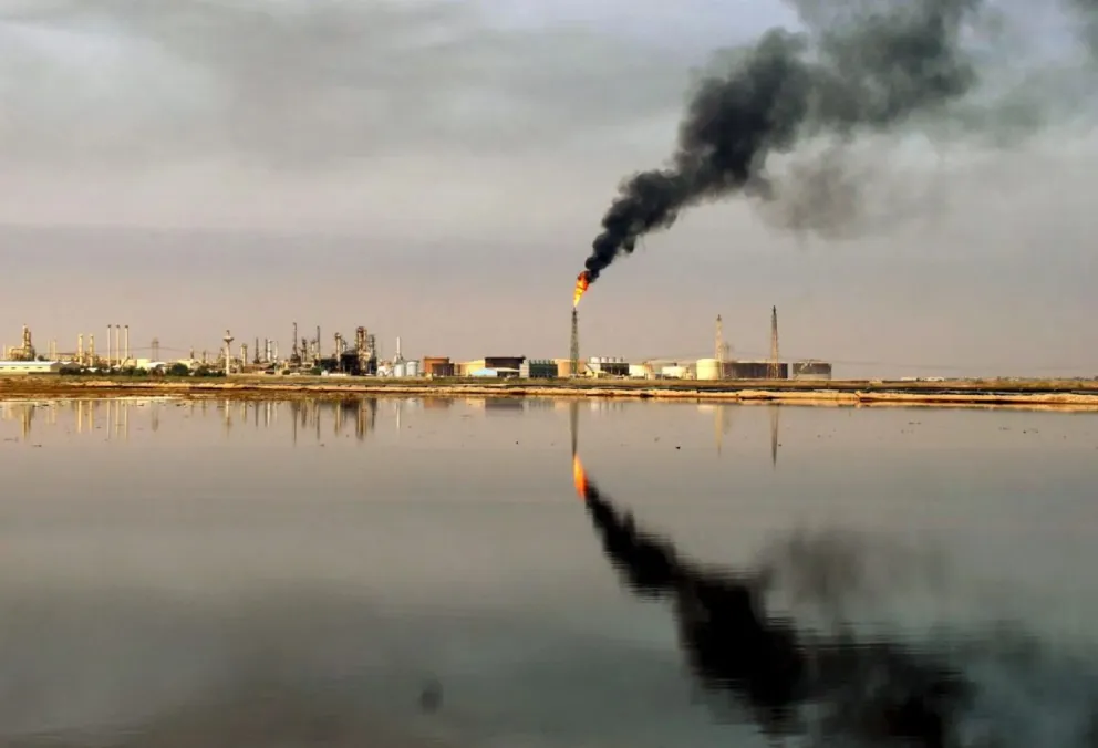 Una refinería de petróleo. Foto: EFE