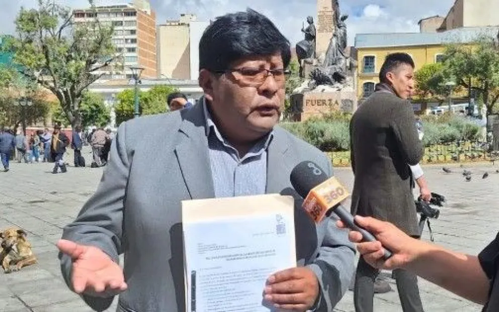 El alcalde electo de El Alto, Eliser Roca, en una entrevista anterior. Foto: Visión 360