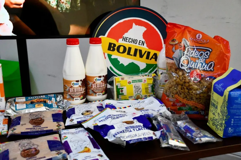 Algunos productos del subsidio. Foto: Facebook - Sedem