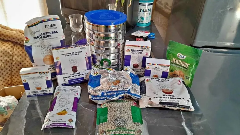 El Servicio de Desarrollo de las Empresas Públicas Productivas (Sedem) denunció el robo de 900 camiones, con 540 bolsas del subsidio prenatal y de lactancia, en noviembre de 2025. Foto: Correo del Sur